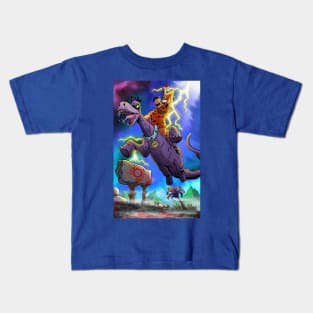 Fred Spear & Dino Fang Kids T-Shirt